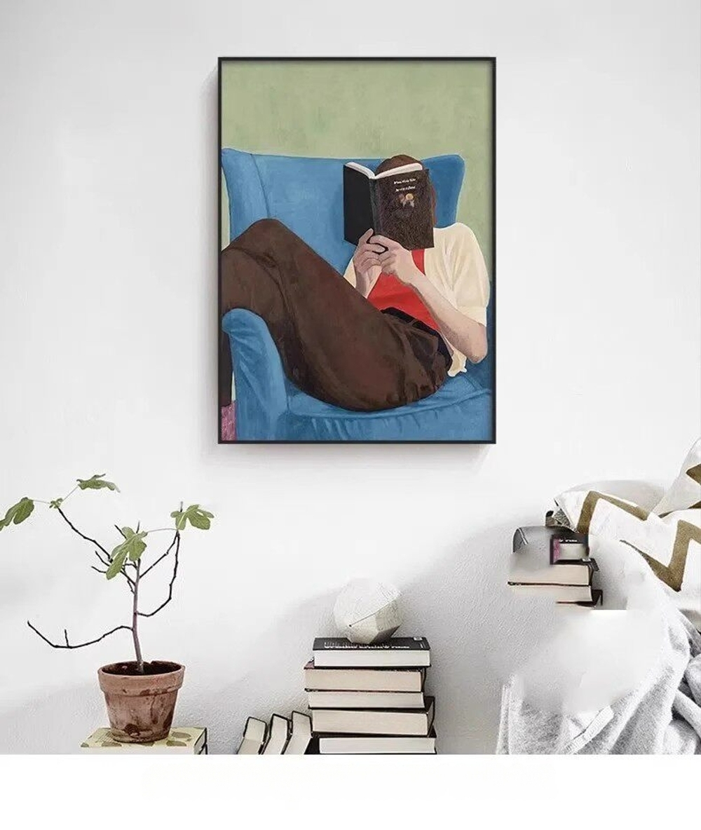 거실 인테리어 액자 일러스트 그림 대형 최대 80x120cm 상세 이미지 7