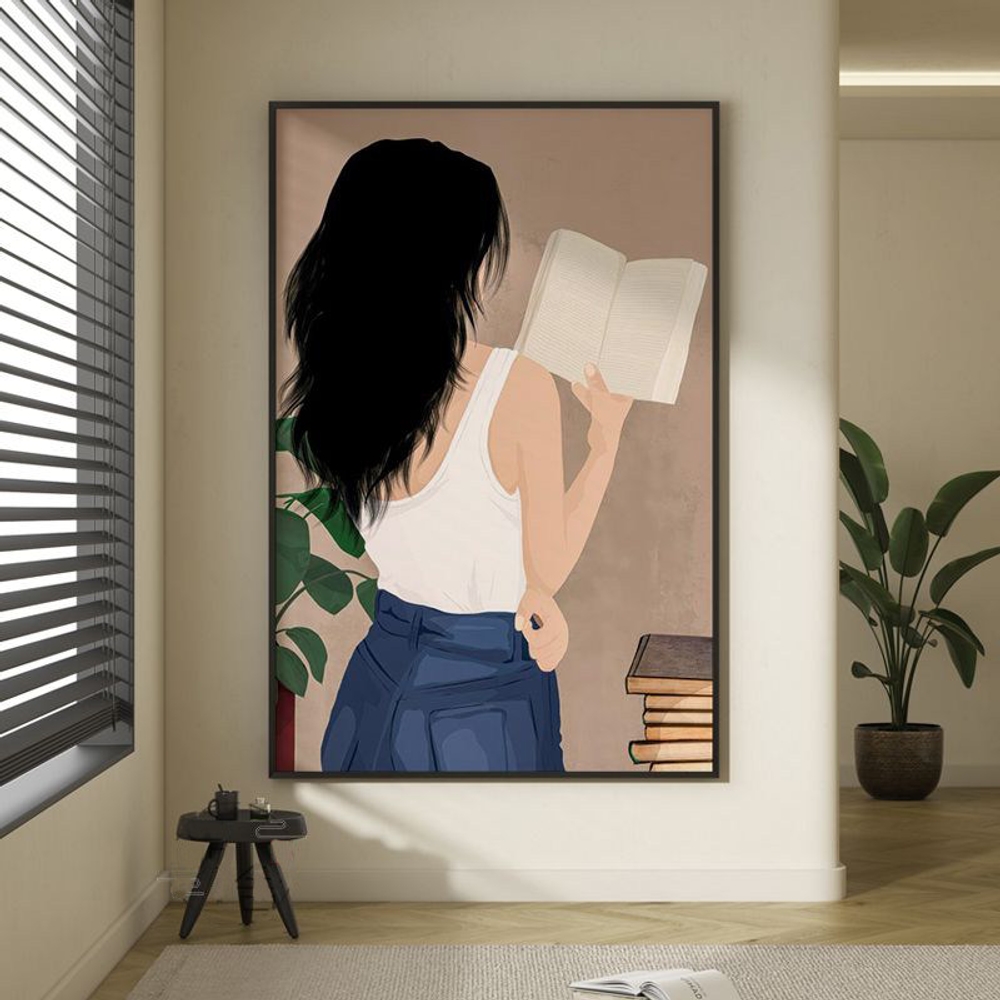 거실 인테리어 액자 일러스트 그림 대형 최대 80x120cm 상세 이미지 4