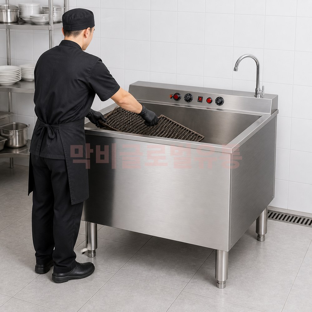 영업용세척기 식기 불판 석쇠 와류 기본형 - 상품 이미지