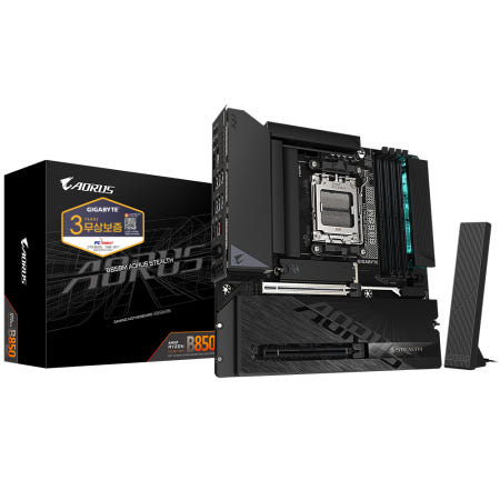 GIGABYTE B850M AORUS STEALTH 피씨디렉트 AM5 소켓 메인보드