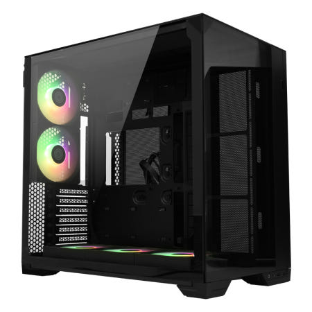 리안리 O11 VISION COMPACT 5FAN 컴퓨터 PC 케이스 (블랙)