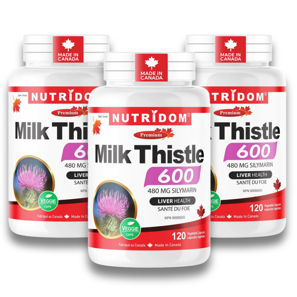 뉴트리돔 밀크씨슬 고함량 600mg 실리마린 80% 밀크시슬 120캡슐, 3개 - 상품 이미지