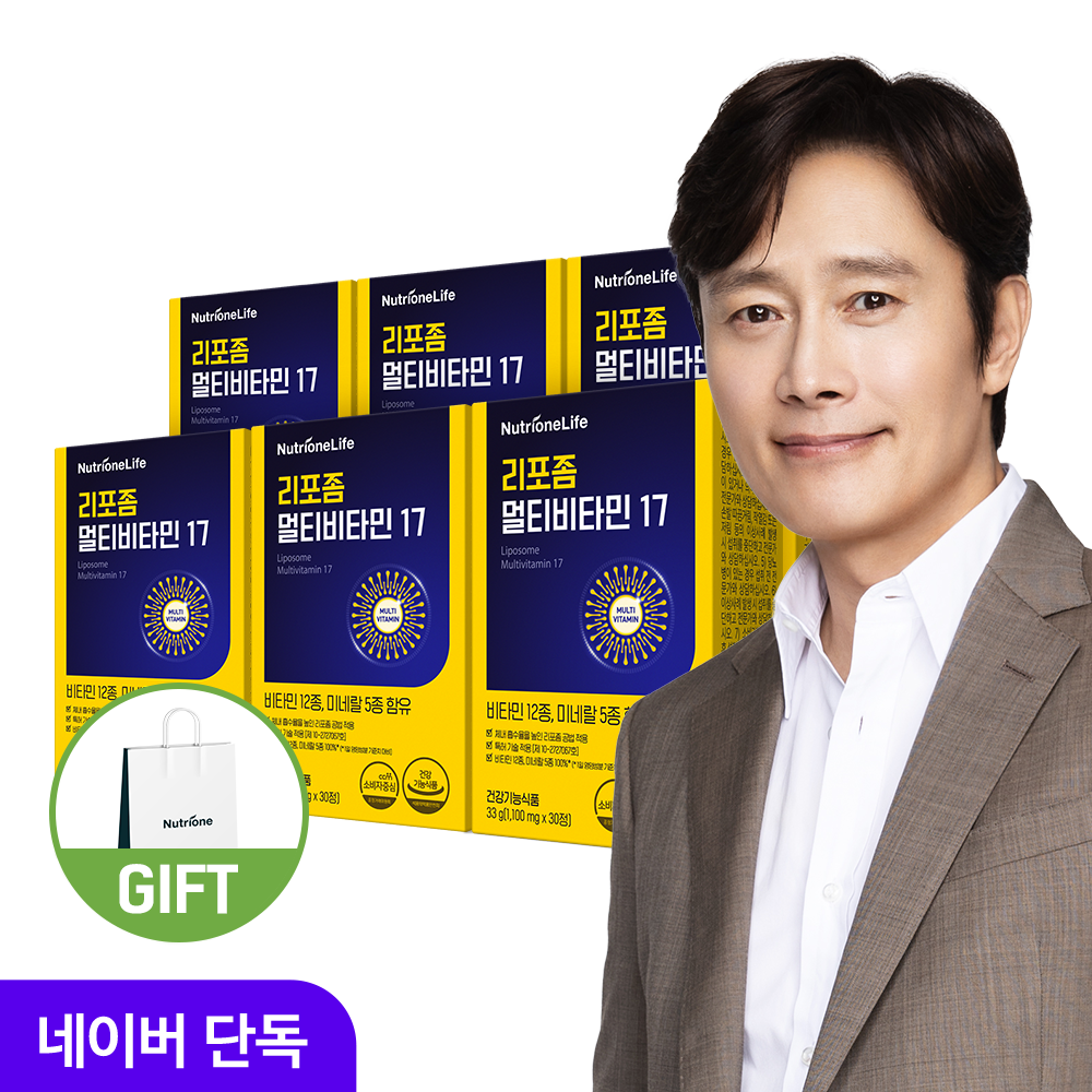 뉴트리원 리포좀 멀티비타민 17 30정, 6개 - 상품 이미지