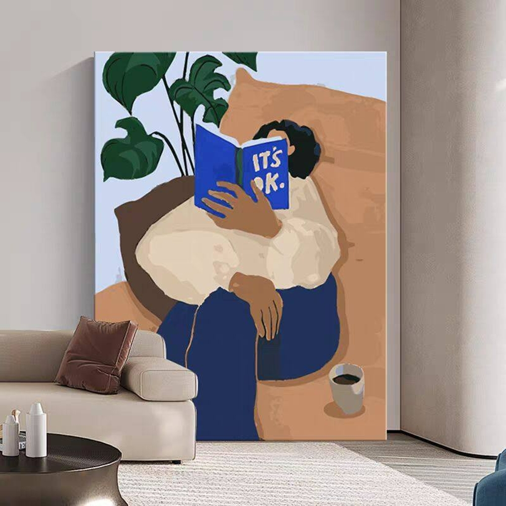 거실 인테리어 액자 일러스트 그림 대형 최대 80x120cm 상세 이미지 12