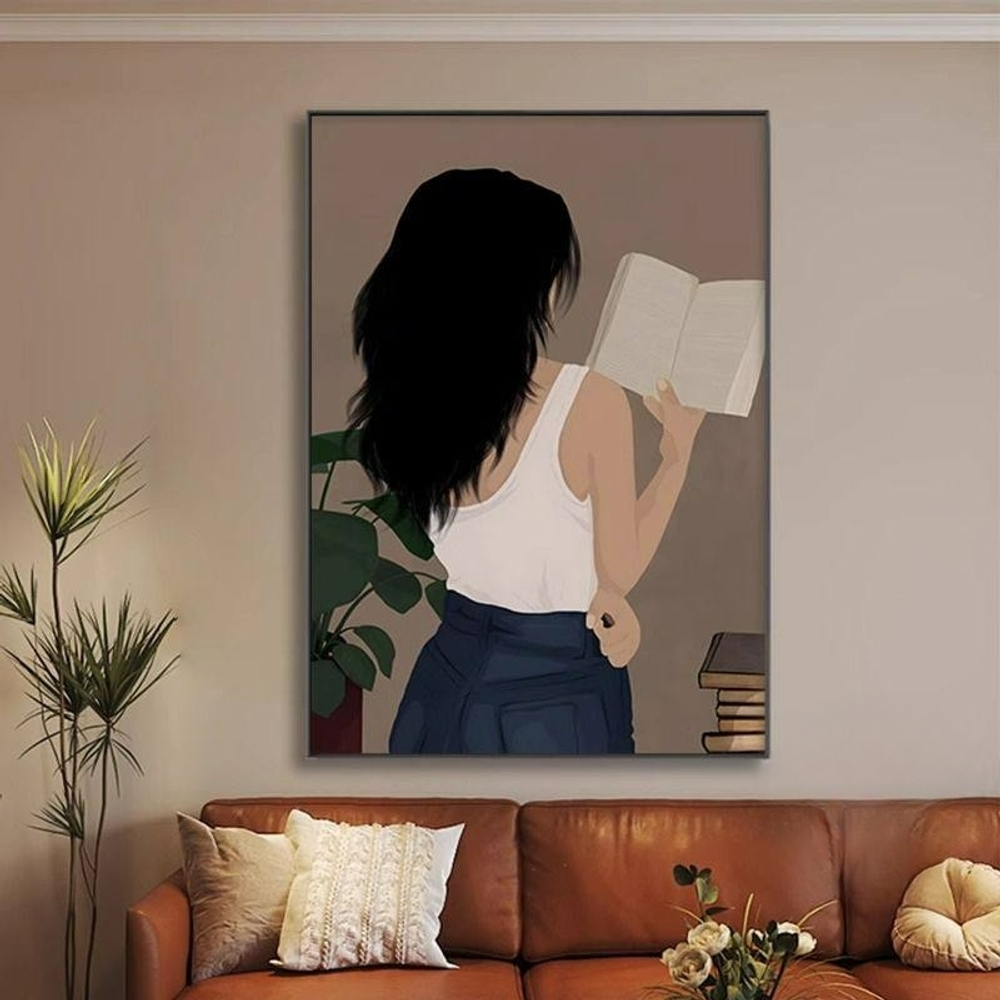 거실 인테리어 액자 일러스트 그림 대형 최대 80x120cm 상세 이미지 19