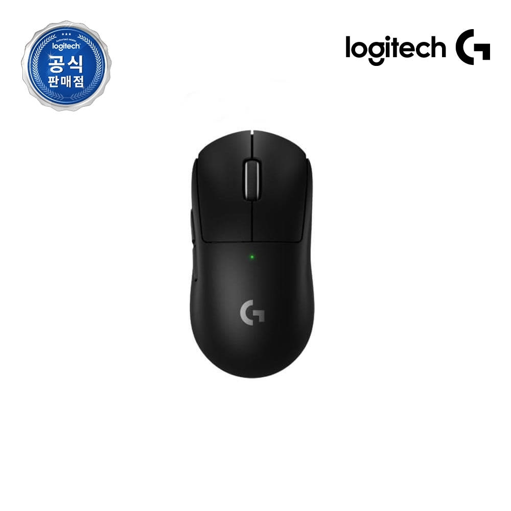 로지텍코리아 공식 PRO X SUPERLIGHT2 지슈라2 게이밍마우스 블랙 - 상품 이미지
