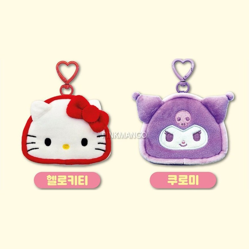 산리오 파우치 키링 포켓 삼각김밥 파우치 가방고리 캐릭터 백참 백꾸 랜덤 이미지 8