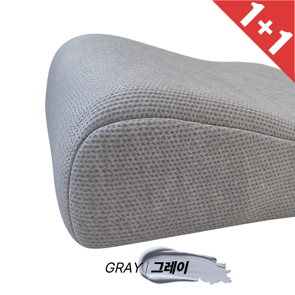 국내생산 고밀도 메모리폼 경추 목베개 40k 70k 3가지 컬러 1+1 - 상세 이미지 4