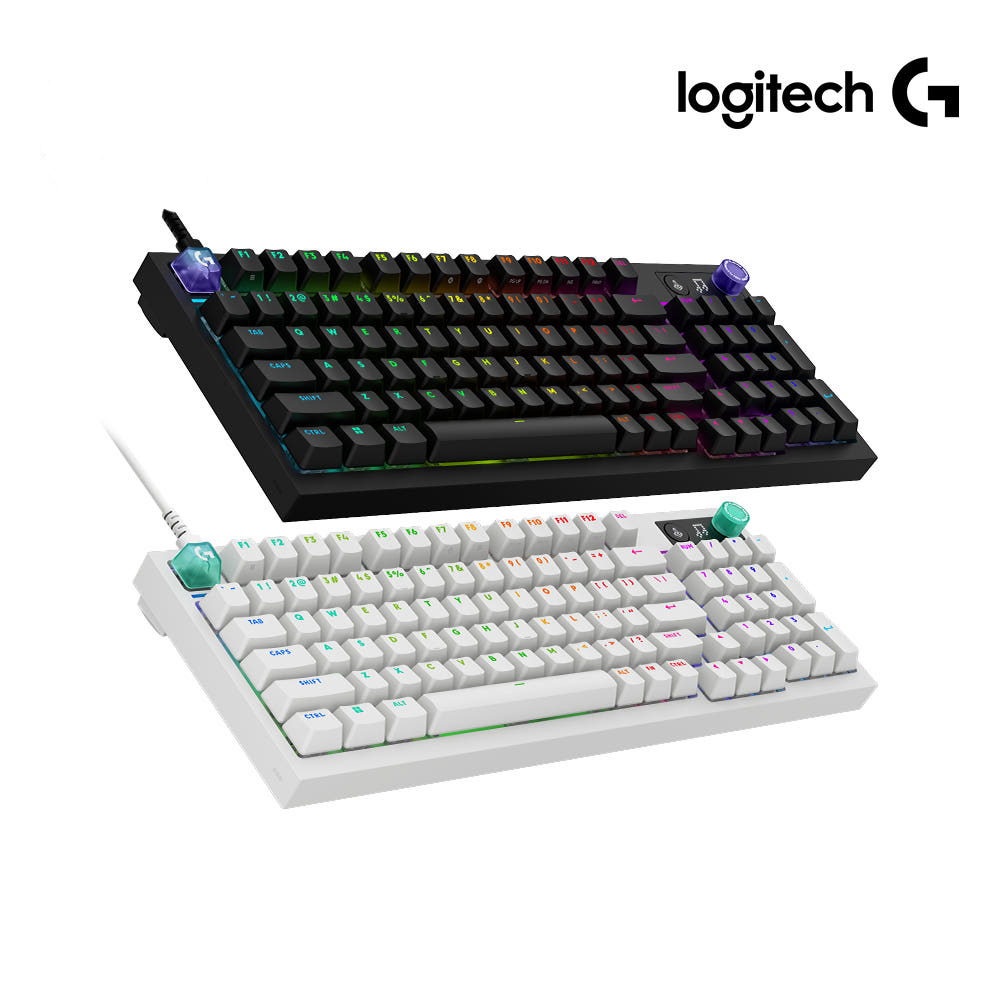로지텍 G316 X 98 8K LED 도트 디스플레이 게이밍 기계식 키보드 게임용 적축 - 상세 이미지 2