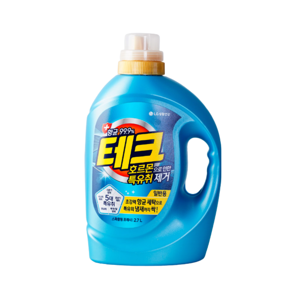 테크 호르몬 특유취 제거 실내건조 액체세제 (일반) 용기 2.7L x1개 - 상품 이미지
