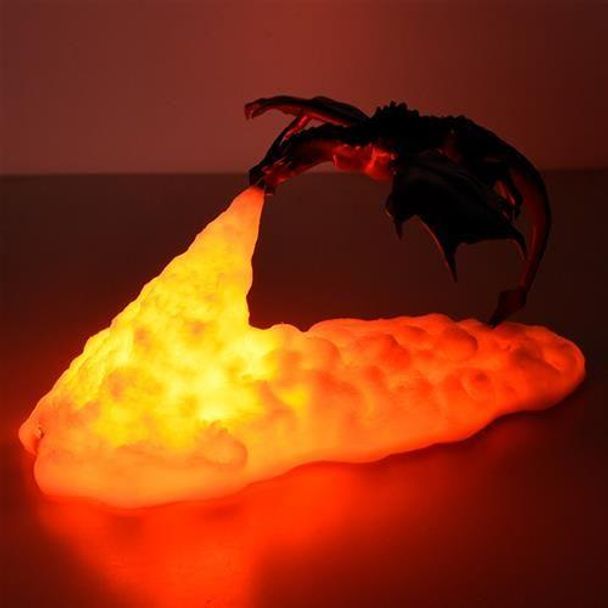 드래곤 조명 화염 용 불꽃 무드등 LED 램프 공룡 아이스드래곤 5W - 메인 이미지
