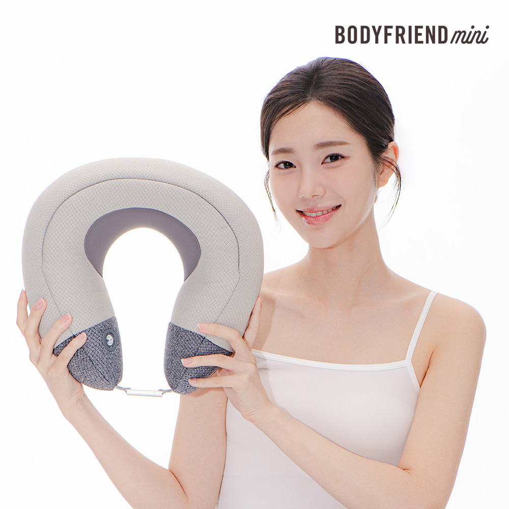 [리뷰포인트 1만] 바디프랜드 미니 여행용 목쿠션 마사지기 어깨 목베개 사무실 쿠션 - 상세 이미지 2