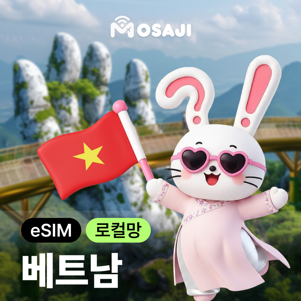 베트남이심 eSIM 나트랑 다낭 푸꾸옥 E심 비나폰 비엣텔 3일 무제한 - 상품 이미지