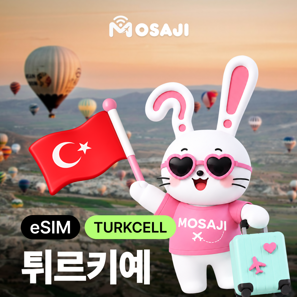 튀르키예 이심 터키 eSIM 매일 1GB 무제한 데이터로밍 - 메인 이미지