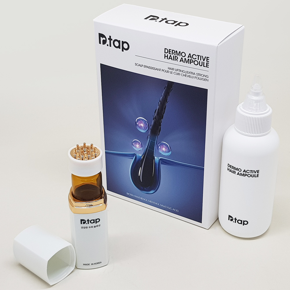 탈모앰플 여성 남성 두피 헤어토닉 스칼프케어 탈모증상완화 앰플 닥터탭 110ml 국내제조 - 상세 이미지 2