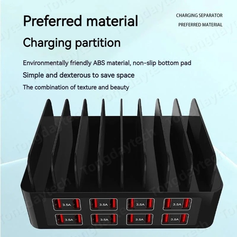고속 충전기 멀티 충전기 충전 스테이션 150W 멀티 USB 타입 C 16포트 3.5A 상품 이미지