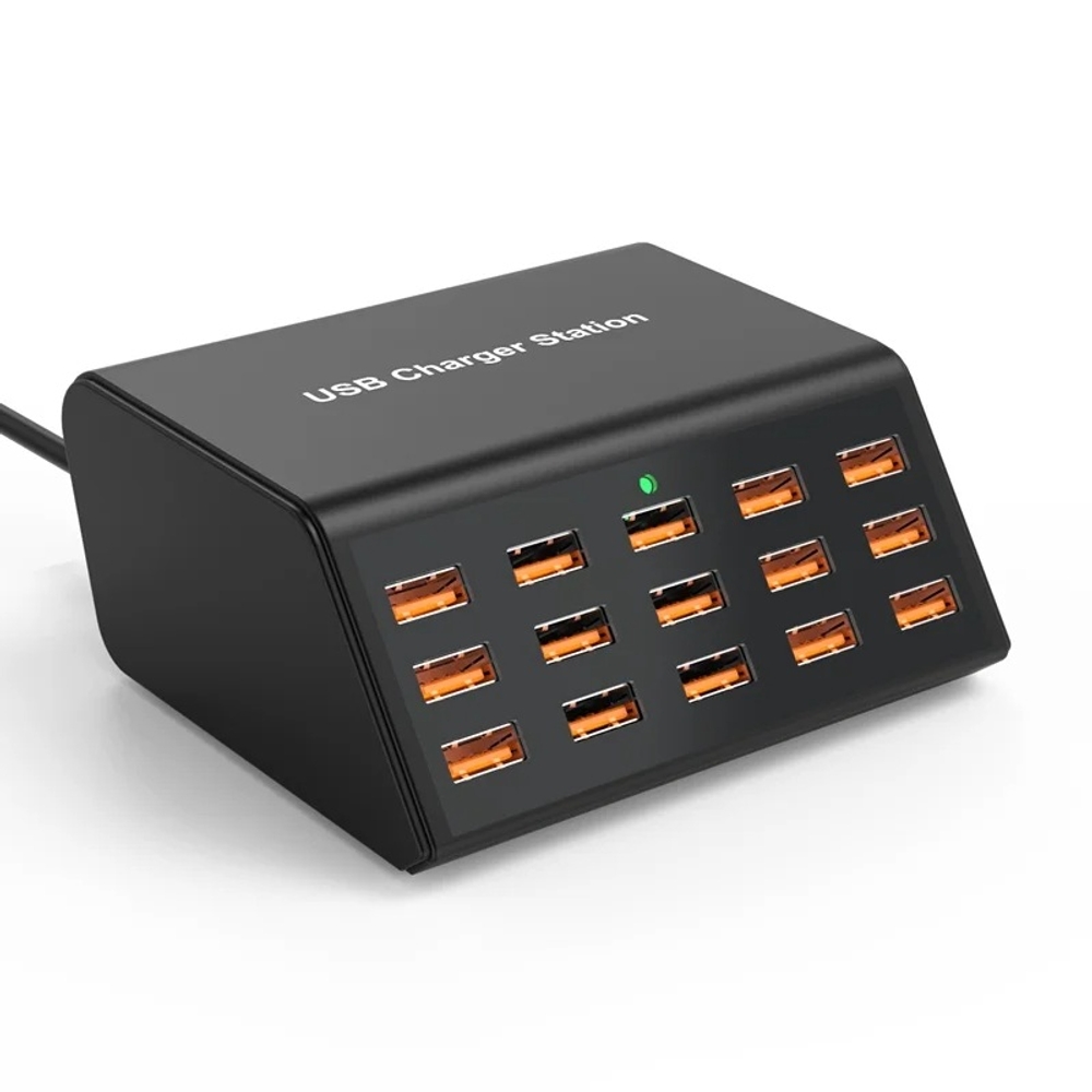 고속 충전기 멀티 충전기 충전 스테이션100W 데스크탑 범용 USB 15포트 상품 이미지