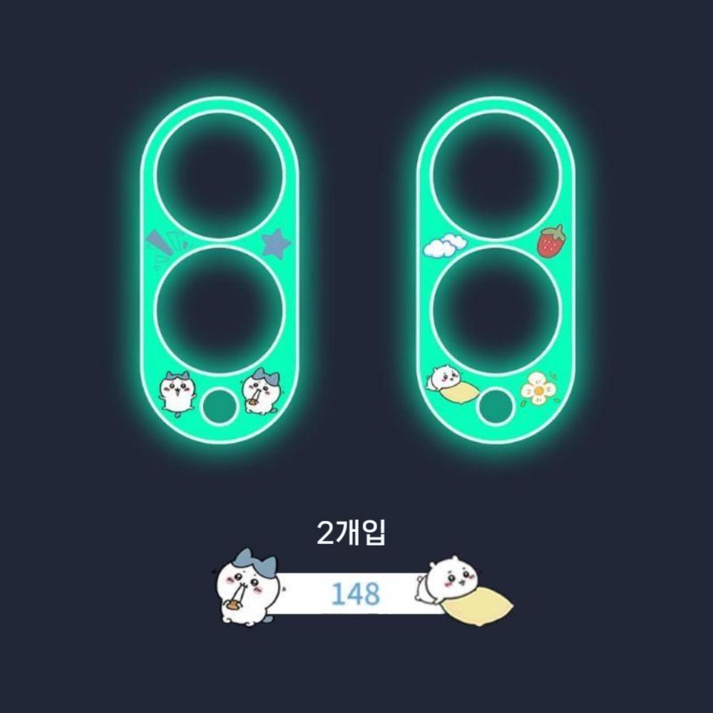 갤럭시 z폴드8 와이드 울트라 렌즈 보호 야광 컬러 스티커 긁힘 방지 - 상세 이미지 4