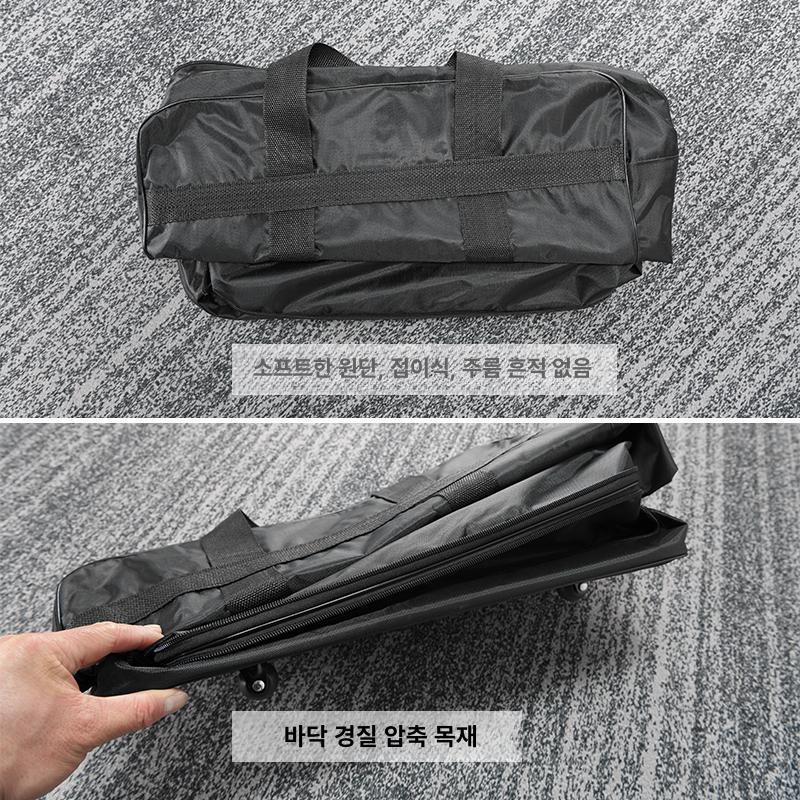 초대용량 여행가방 옥스포드 원단 바퀴형 이사 항공 수하물 캐리어 블랙 [대형] [60 높이] 대형 - 상세 이미지 3