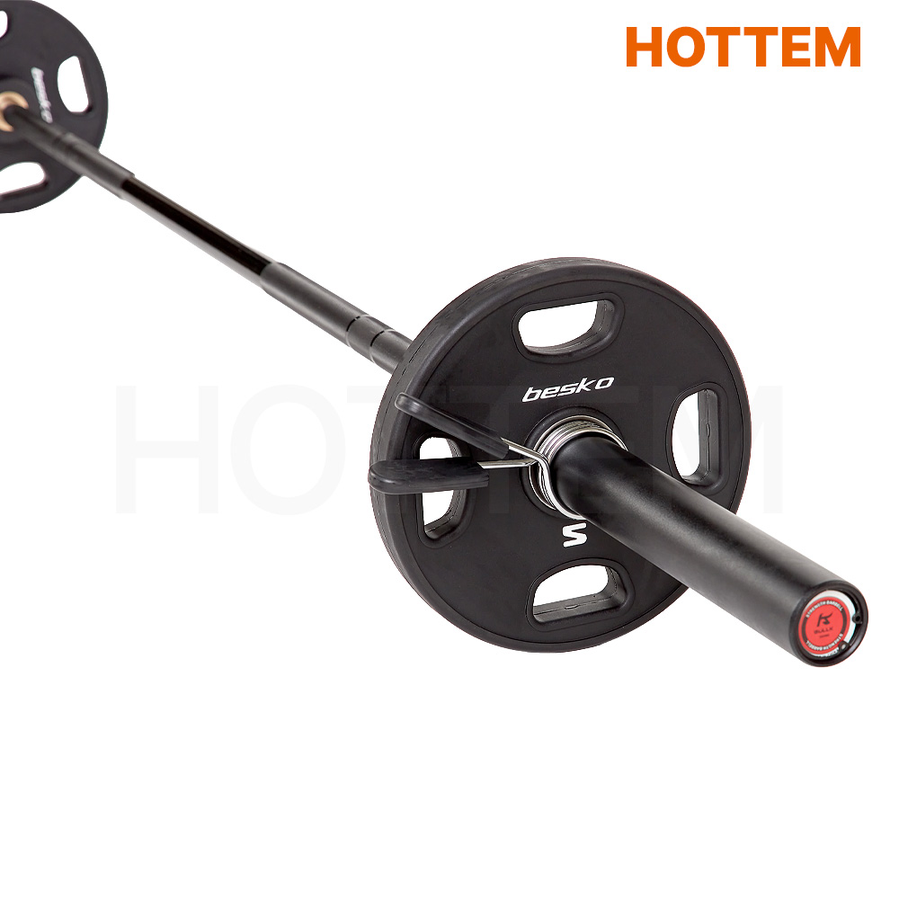 불크 레드 바벨봉 2200 15kg 역기 중량봉 바벨바 이미지 7