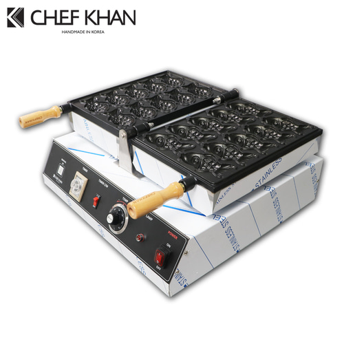 쉐프칸 참붕어빵기계 1구(10P) CFK-1100 전기식 아날로그 다이얼형 - 상세 이미지 2