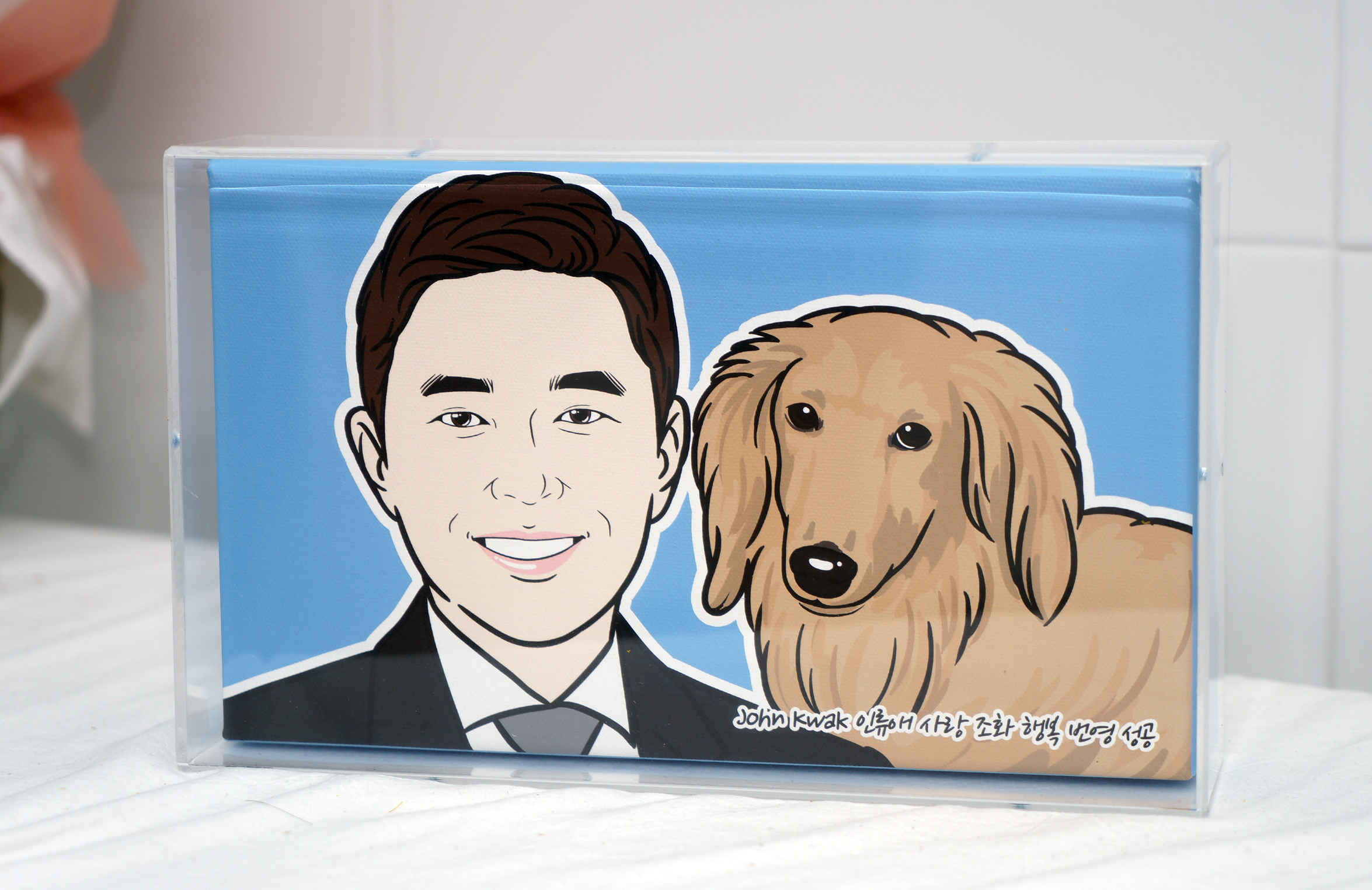 반려동물 추모 메모리얼 액자 강아지 고양이 사진 장례 추억 기념 액자 - 상세 이미지 3