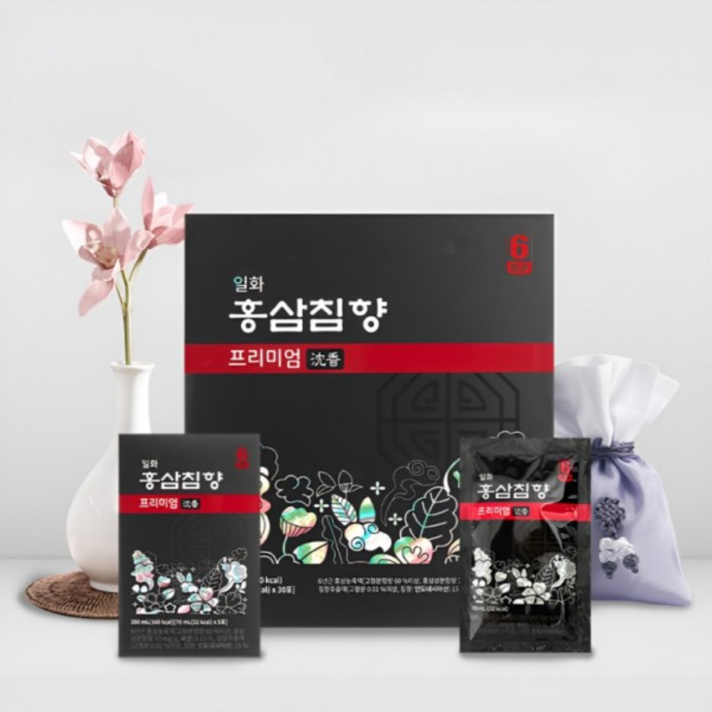 2만원대 선물세트 홍삼침향 70ml x 30포 진웰스 홍삼액 스틱형 건강식품 선물세트 - 상품 이미지