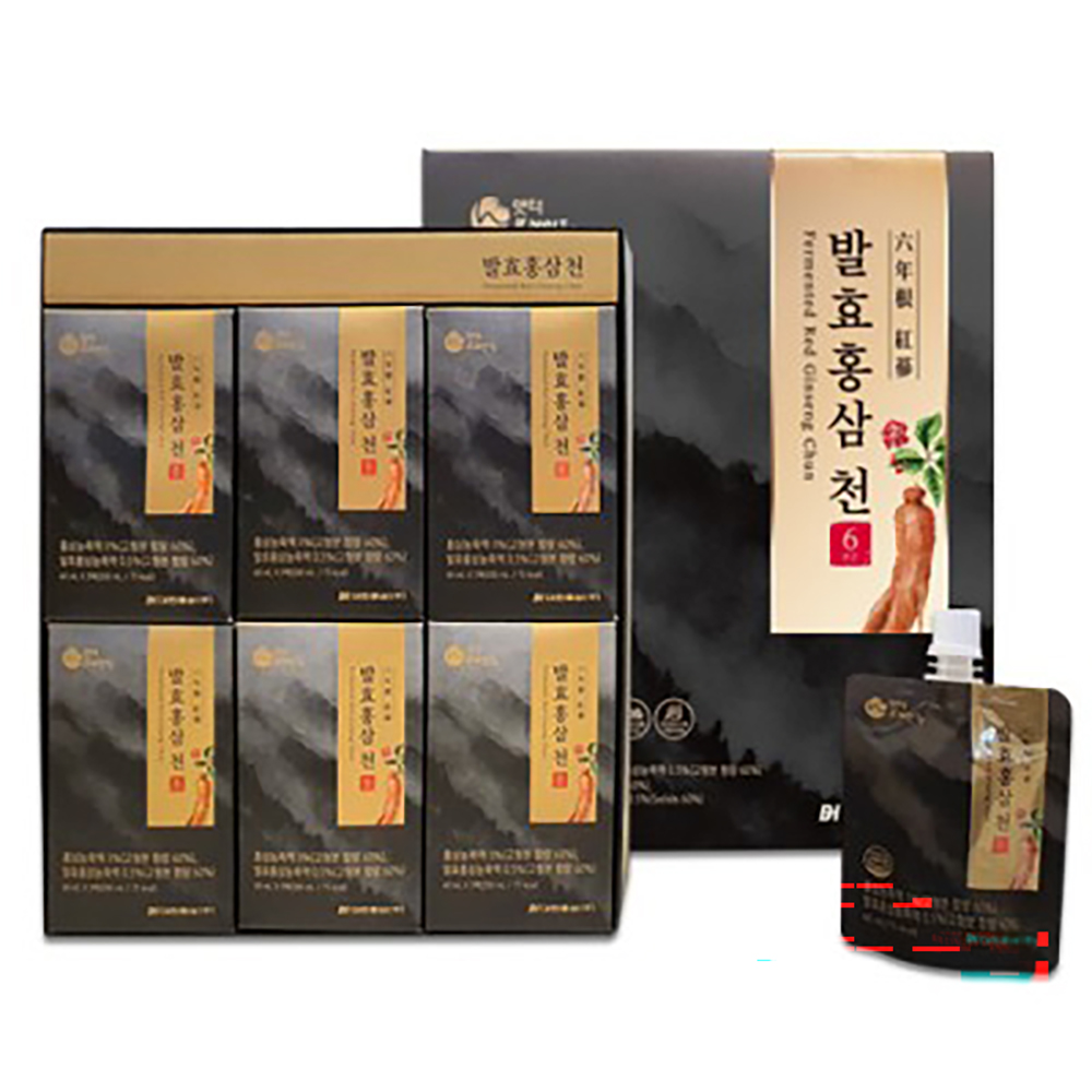 대한홍삼 발효홍삼 천 40ml x 30포 선물세트 - 상품 이미지