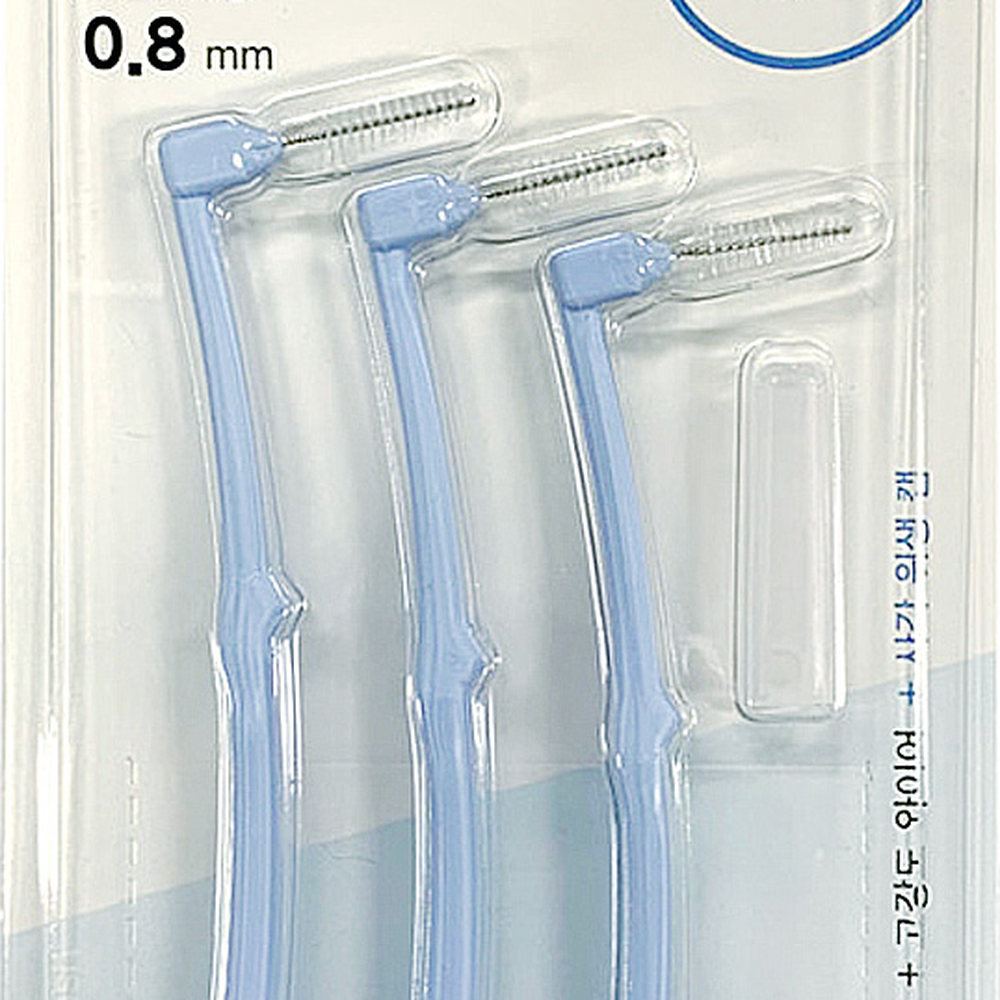 SS사이즈잇몸관리치아사이솔 치실대용구강위생치간브러쉬 L형치아틈새치간칫솔 3P - 상세 이미지 3