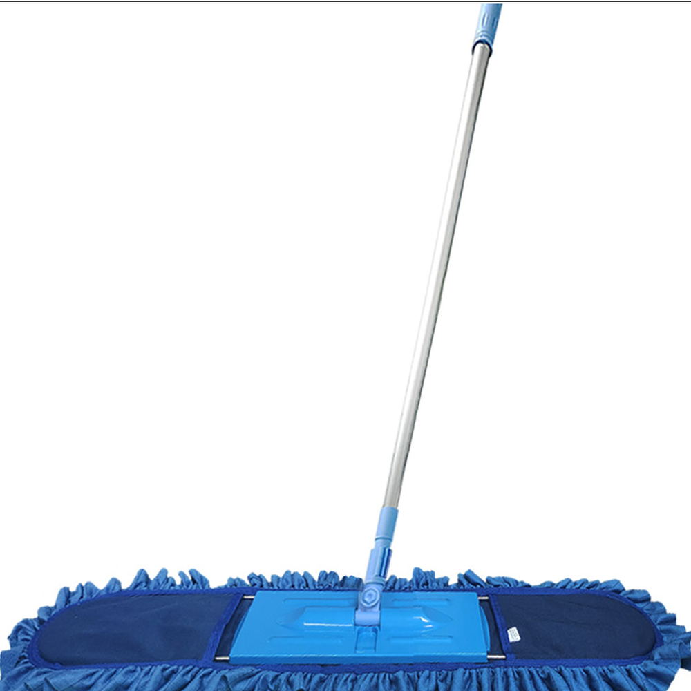 리스킹탈부착용이강당걸레 고정형바닥청소플랫맙 블루업소용초극세사걸레 60cm - 상세 이미지 3