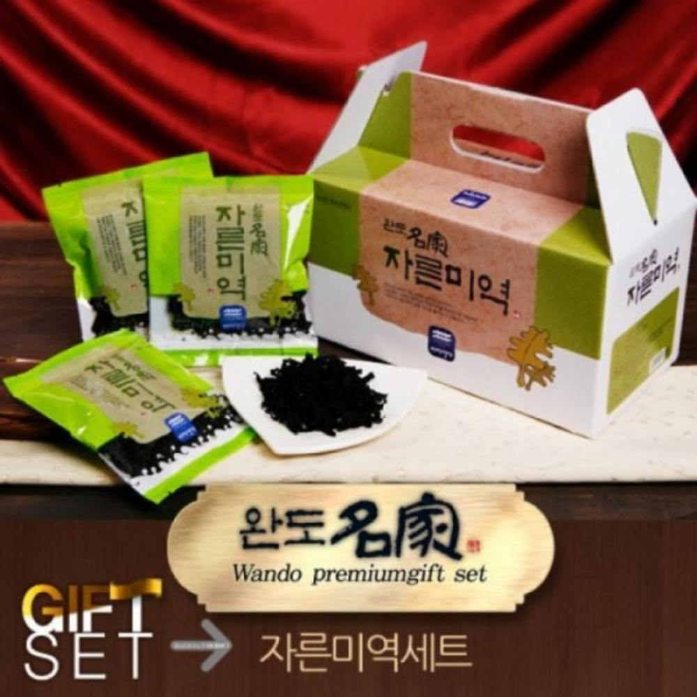 2만원대 선물세트 자른미역 추석선물 완도명가 건미역 선물세트 해조류선물 - 상품 이미지