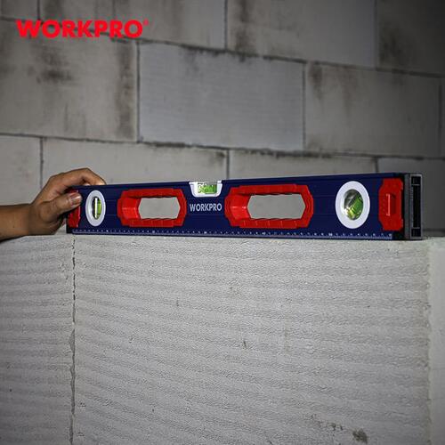 워크프로 다각 자석수평자 WP262014 600mm 자석 수직 수평대 레벨기 이미지 6