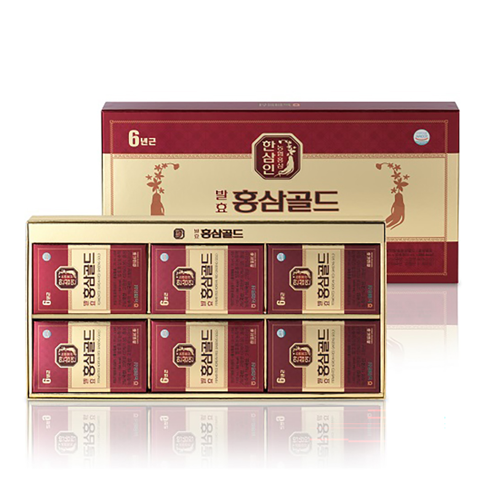 한삼인 발효홍삼골드 20ml x 30포 선물세트 - 상품 이미지