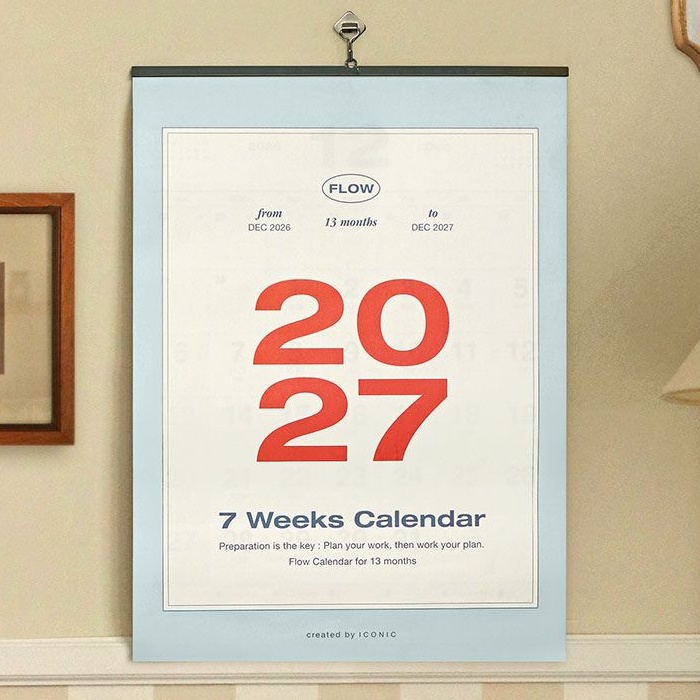 2027년 벽걸이 달력 대형 27년 벽달력 2027 캘린더 A2 - 상품 이미지