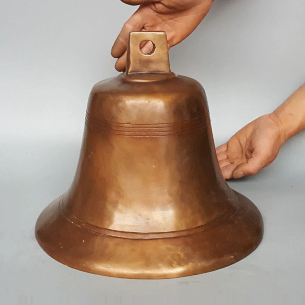 학교 구리종 인테리어 황동종 타종 25cm - 상세 이미지 3