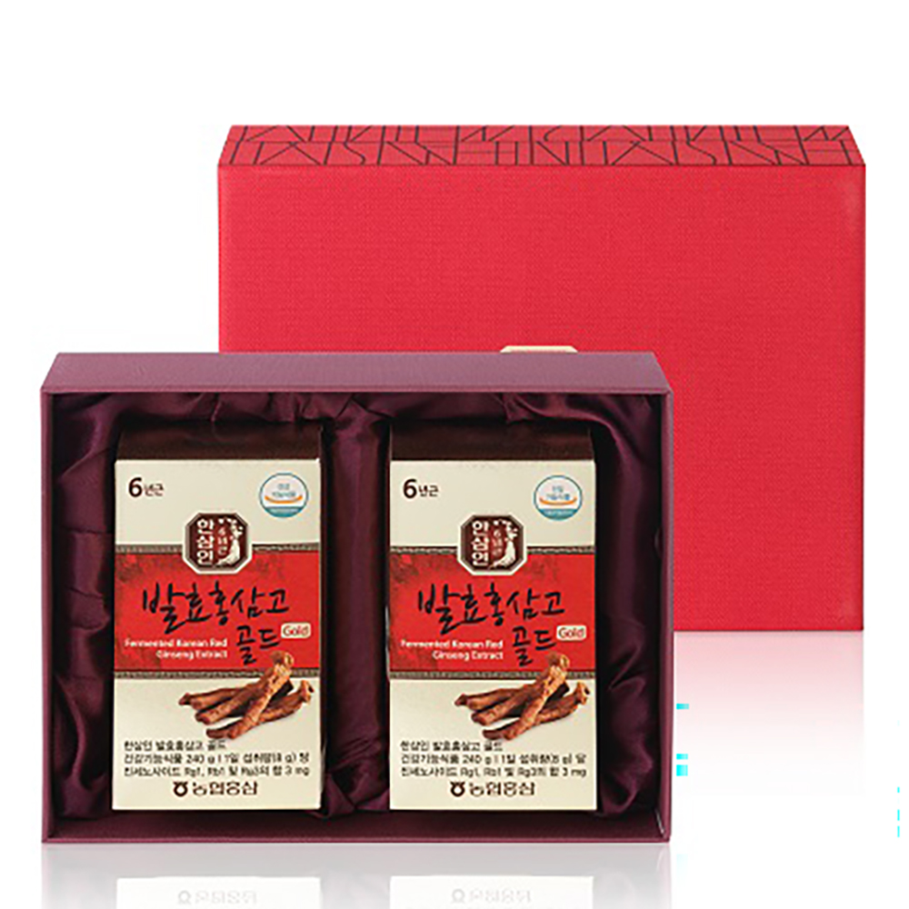 한삼인 발효홍삼고 골드 240g x 2병 선물세트 - 상품 이미지