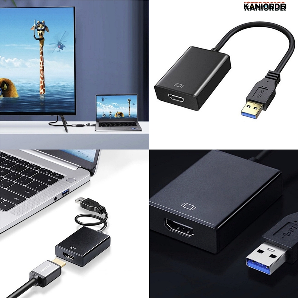 HDMI 컨버터 usb3.0 케이블 tv 모니터 노트북 듀얼 화면 복제 - 상품 이미지