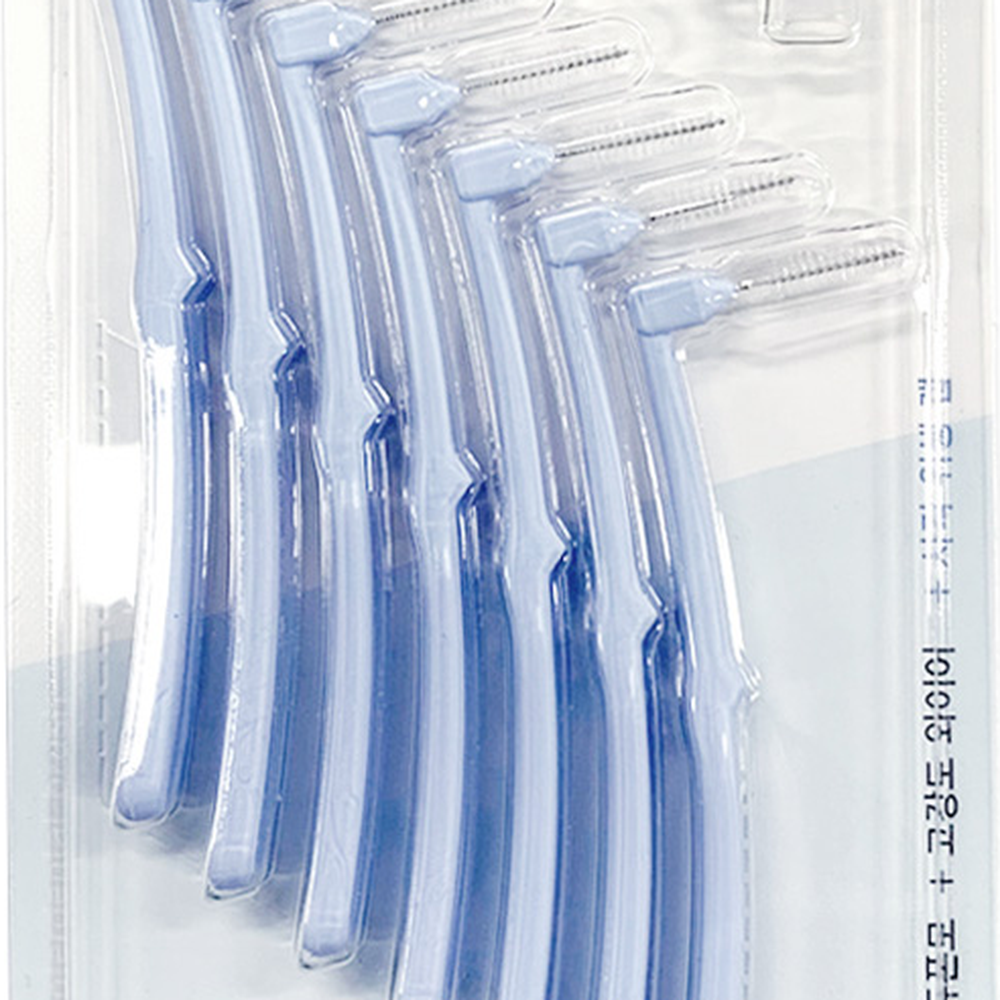 치실대용잇몸관리치간브러쉬 치아청소치간칫솔 SS사이즈치아사이칫솔 7P - 상세 이미지 2