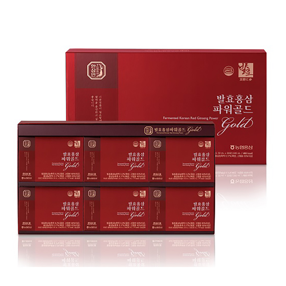 한삼인 발효홍삼파워골드 50ml x 30포 선물세트 - 상품 이미지