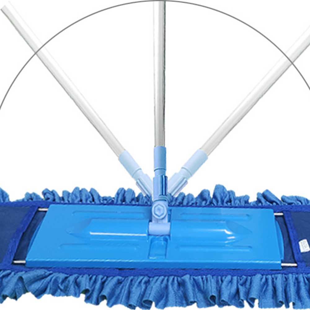 리스킹탈부착용이강당걸레 고정형바닥청소플랫맙 블루업소용초극세사걸레 60cm - 상세 이미지 2