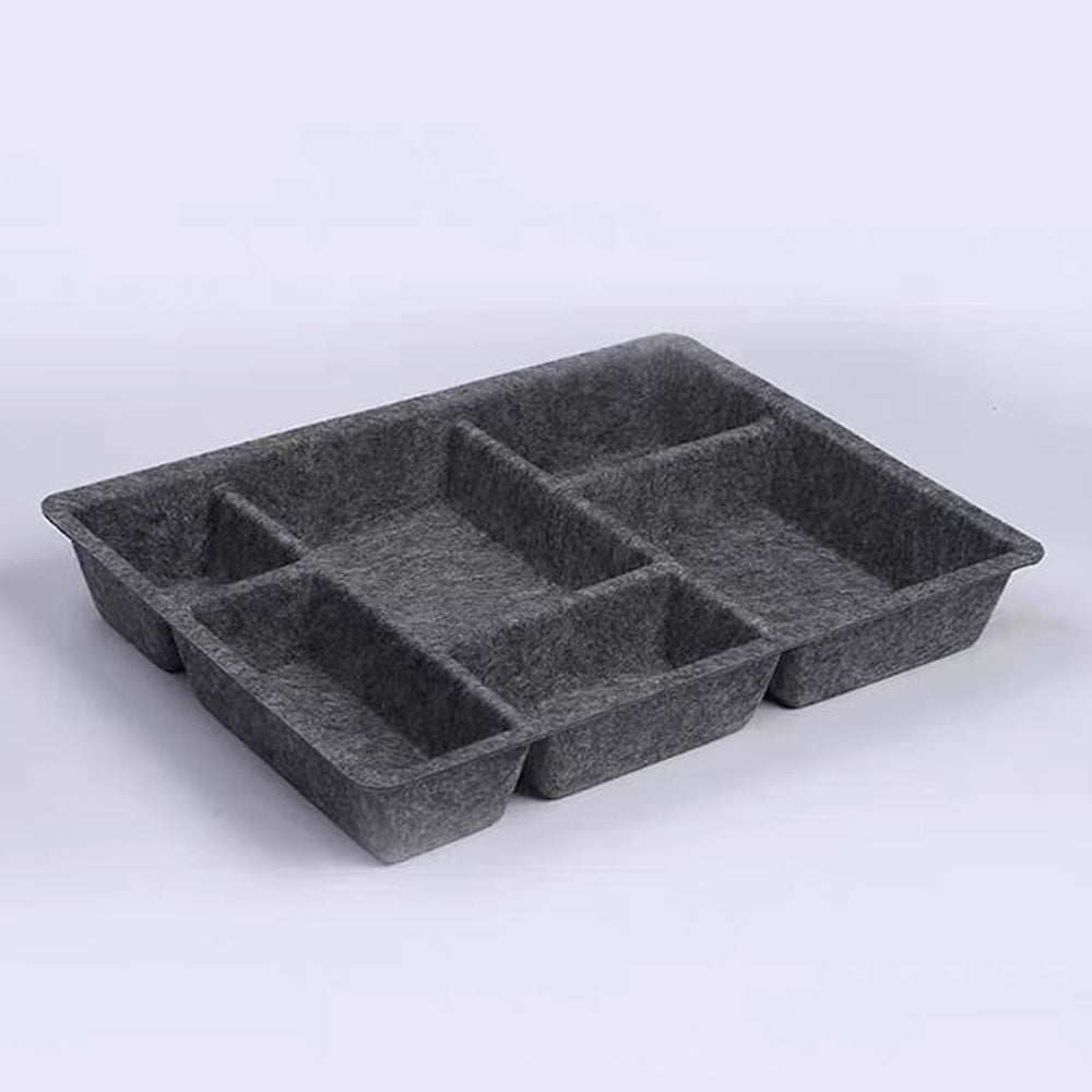 서랍장 정리 칸막이 수납장 책상 서랍 속 분리 펠트 나눔 6칸 - 상세 이미지 2