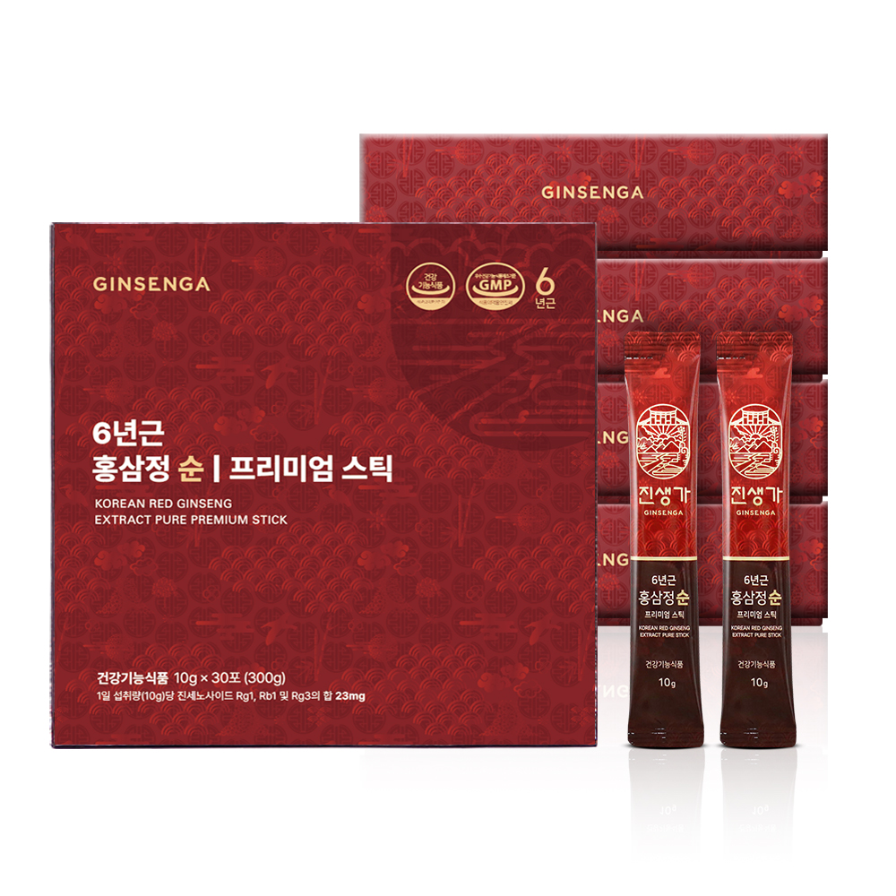 진생가 홍삼정 순 스틱 프리미엄 30포 5세트 - 상품 이미지
