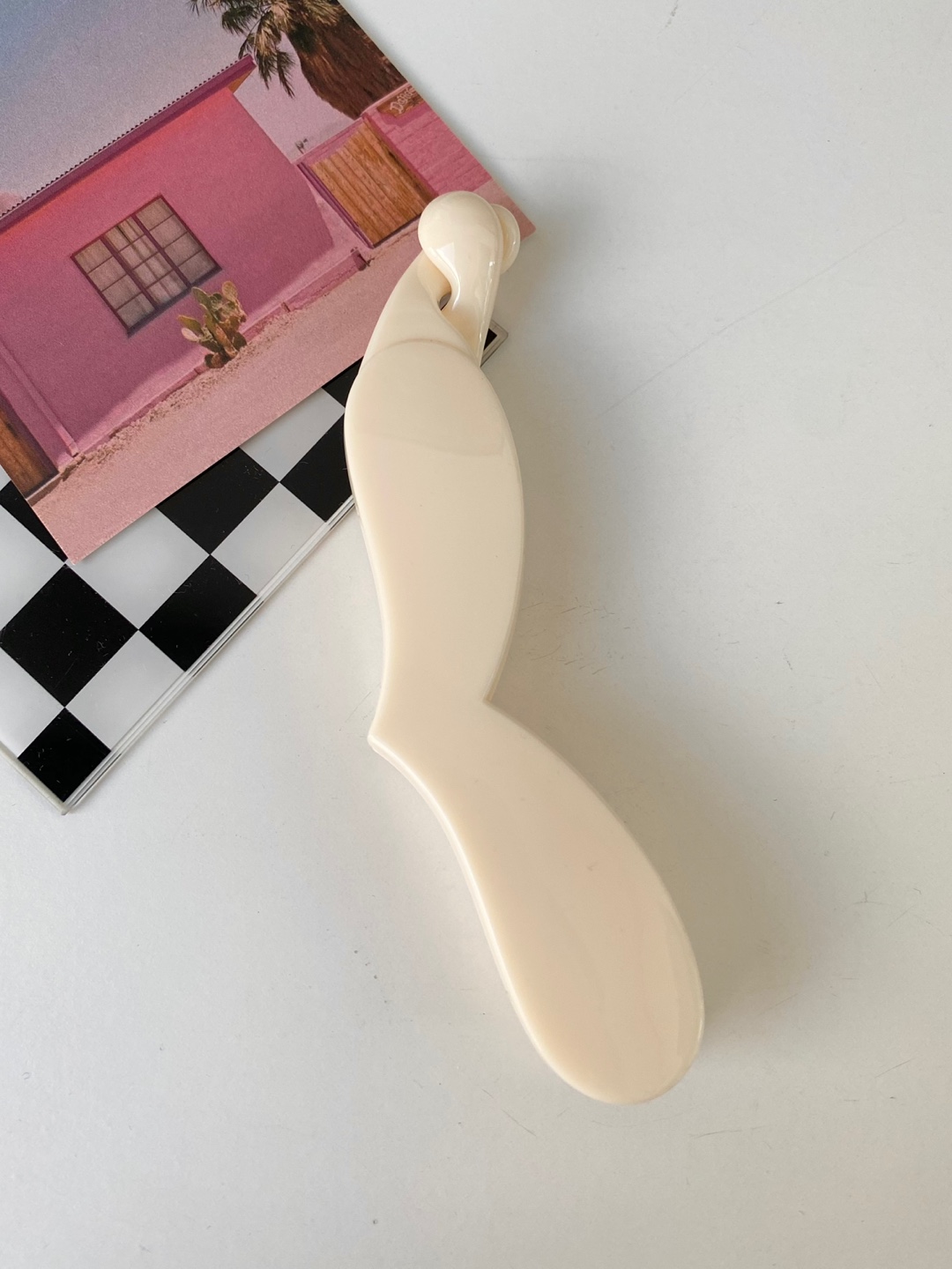 하트 바나나핀 플라스틱 데일리 올림머리집게 많은숱 13cm - 상세 이미지 5