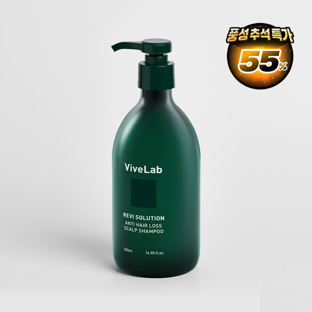 바이브랩 바이브랩 4주 솔루션 초록 탈모 샴푸 우디플로럴머스크 500ml