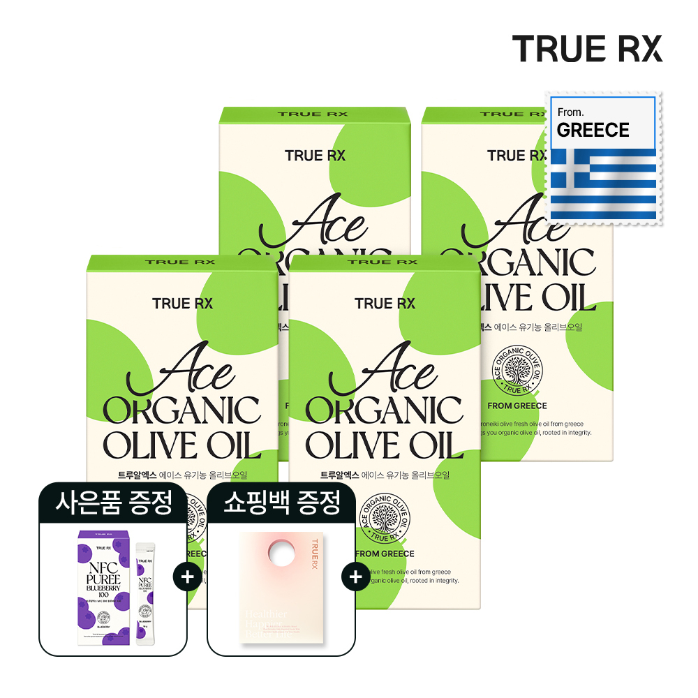 에이스 그리스유기농올리브오일스틱 엑스트라버진 코로네이키 산도0.07 98ml, 4개