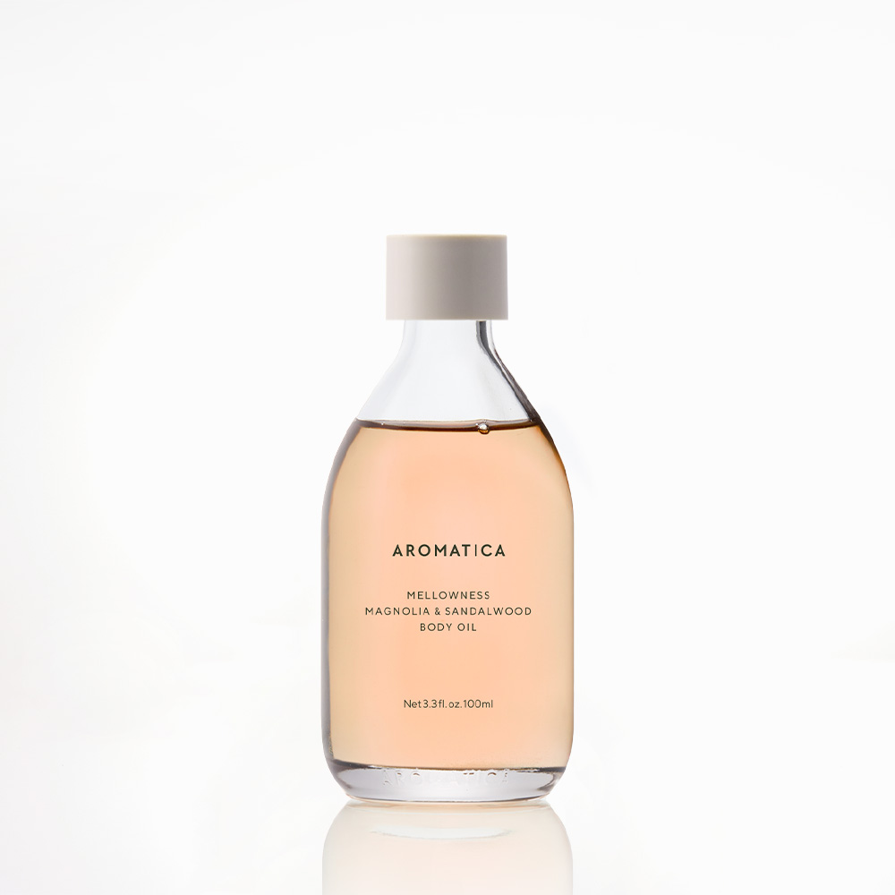 아로마티카 멜로우니스 바디오일 매그놀리아 & 샌달우드 100ML 바디케어 마사지오일 - 상품 이미지