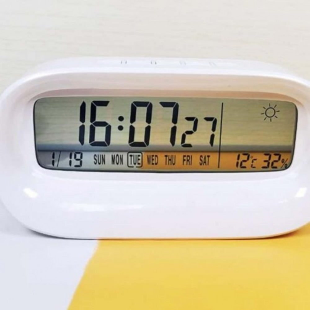 온습도계 디지털온습도계 탁상시계 무선탁상시계 전자시계 실내온도계 - 상품 이미지