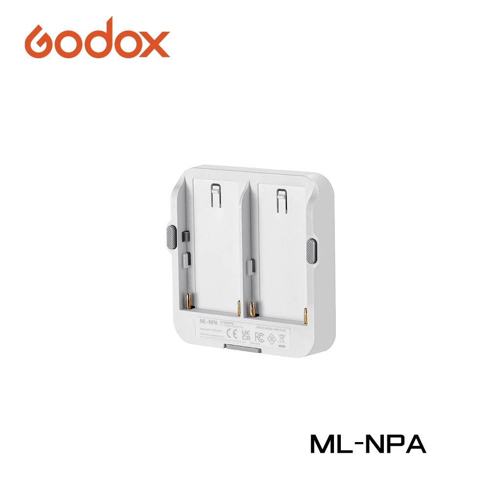 고독스 Godox ML-NPA 소니 NP-F 배터리 어댑터 플레이트