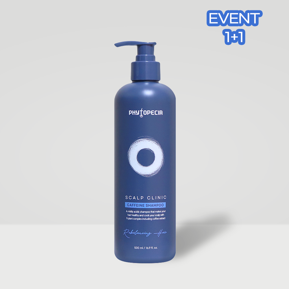 New 피토페시아 샴푸 500ml 탈모증상완화기능성 두피 클리닉 약산성 카페인 샴푸 - 메인 이미지