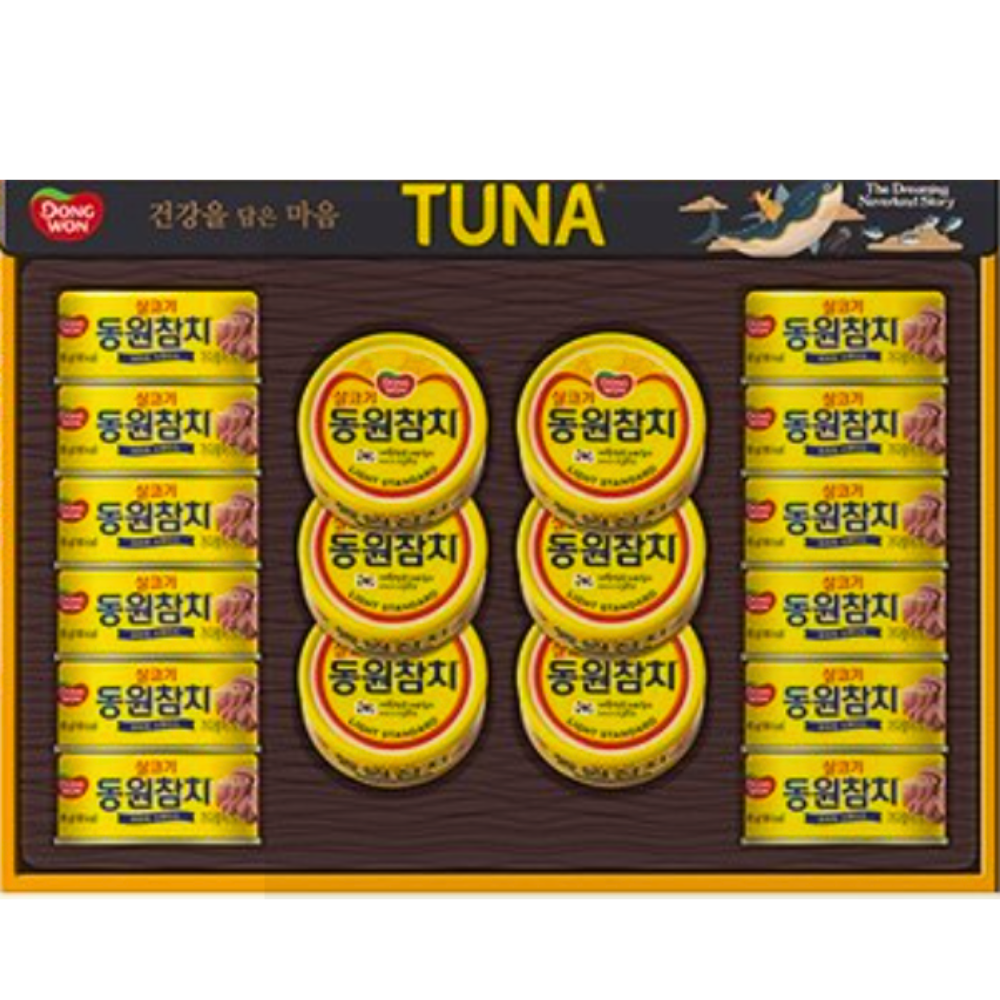 동원참치 선물세트 O-18호 1세트 +부직포 케이스 포함 - 상품 이미지